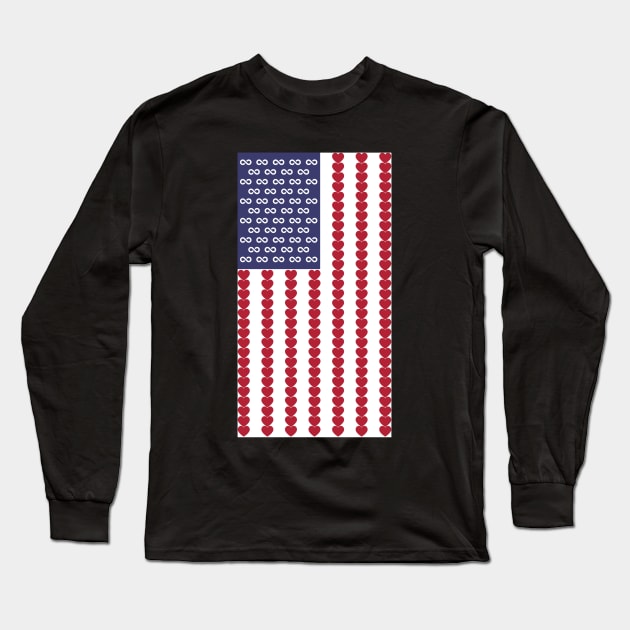 USA Forever Long Sleeve T-Shirt by TheInfiniteCorner